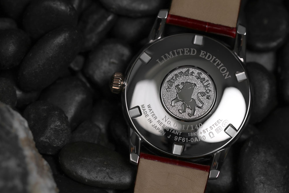 Grand Seiko SBGX346 case back detail